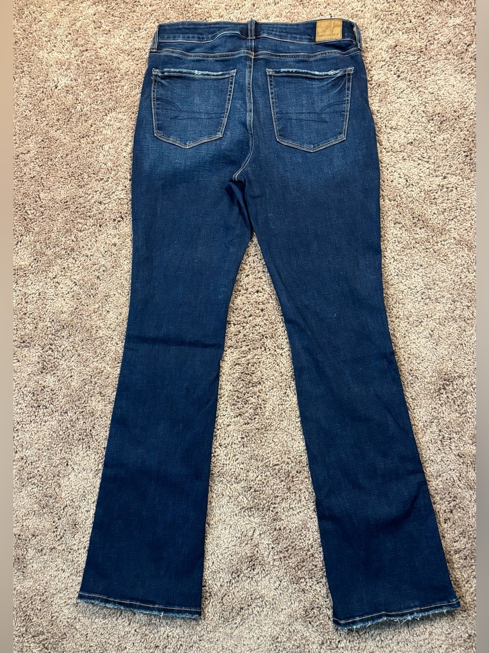 American Eagle Outfitters Indigo High Rise Skinny Jeans Stretchy Casual Denim - Picture 5 of 11